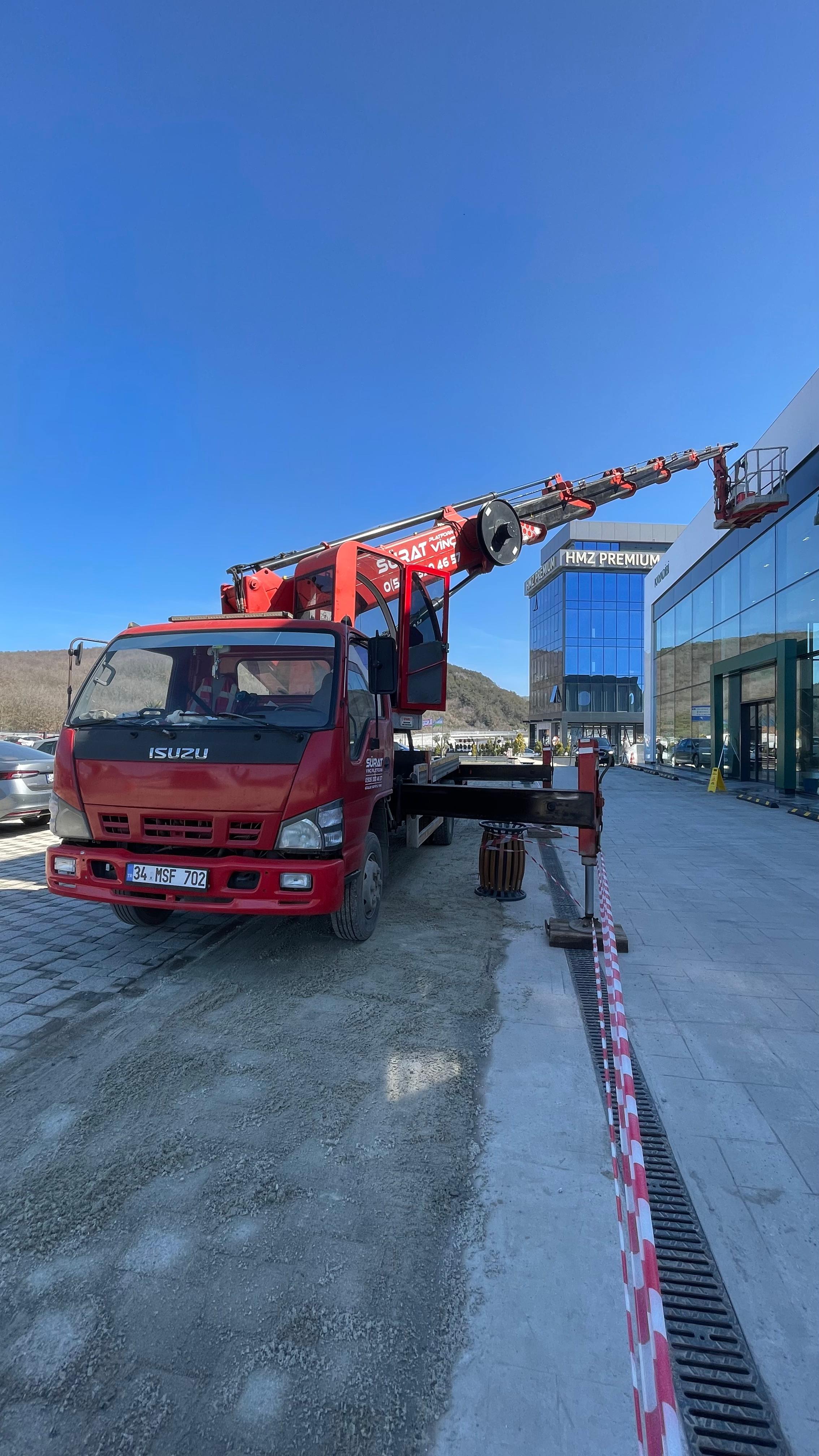 40 Metre Sepetli Vinç