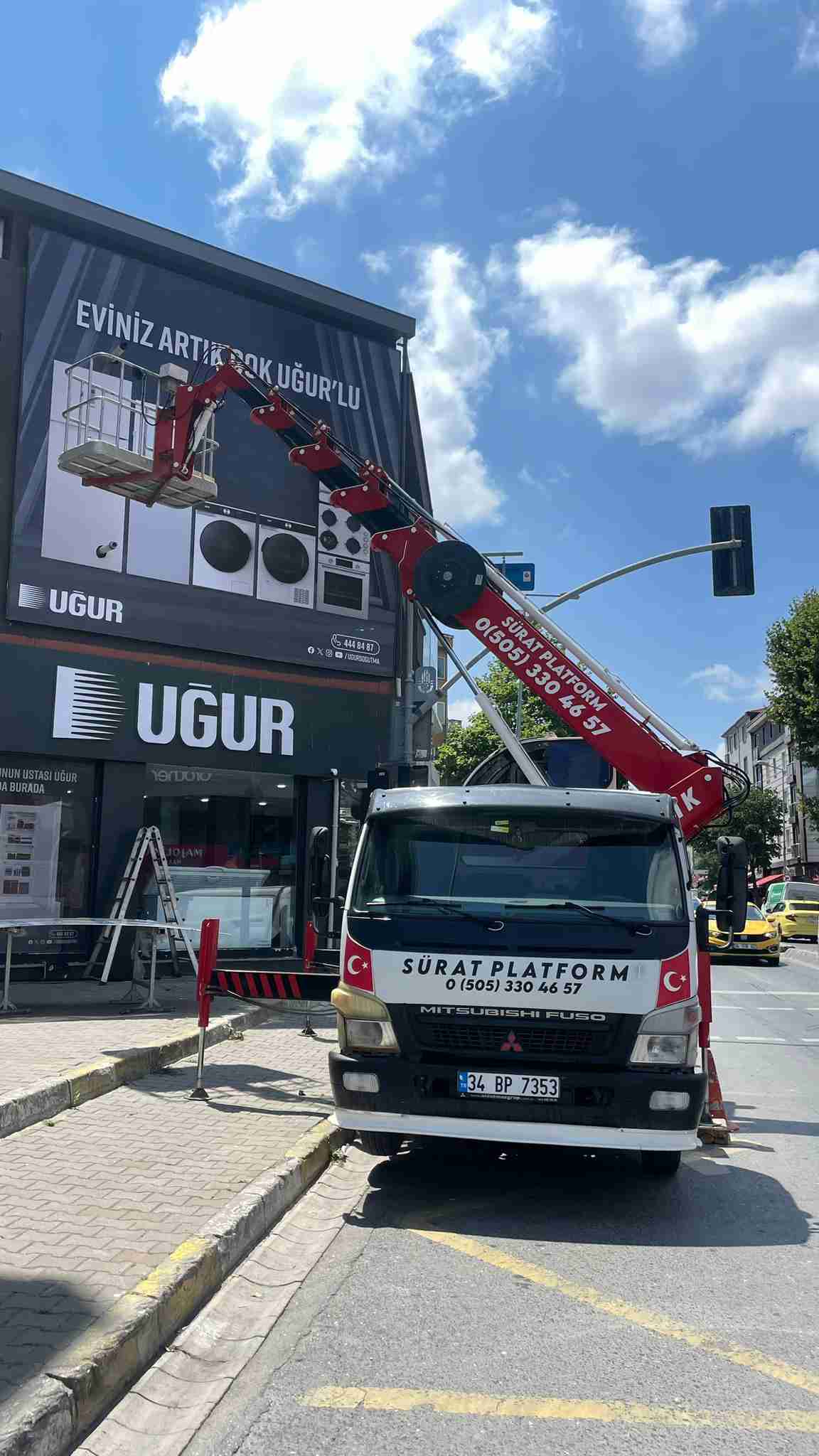 40 Metre Sepetli Vinç