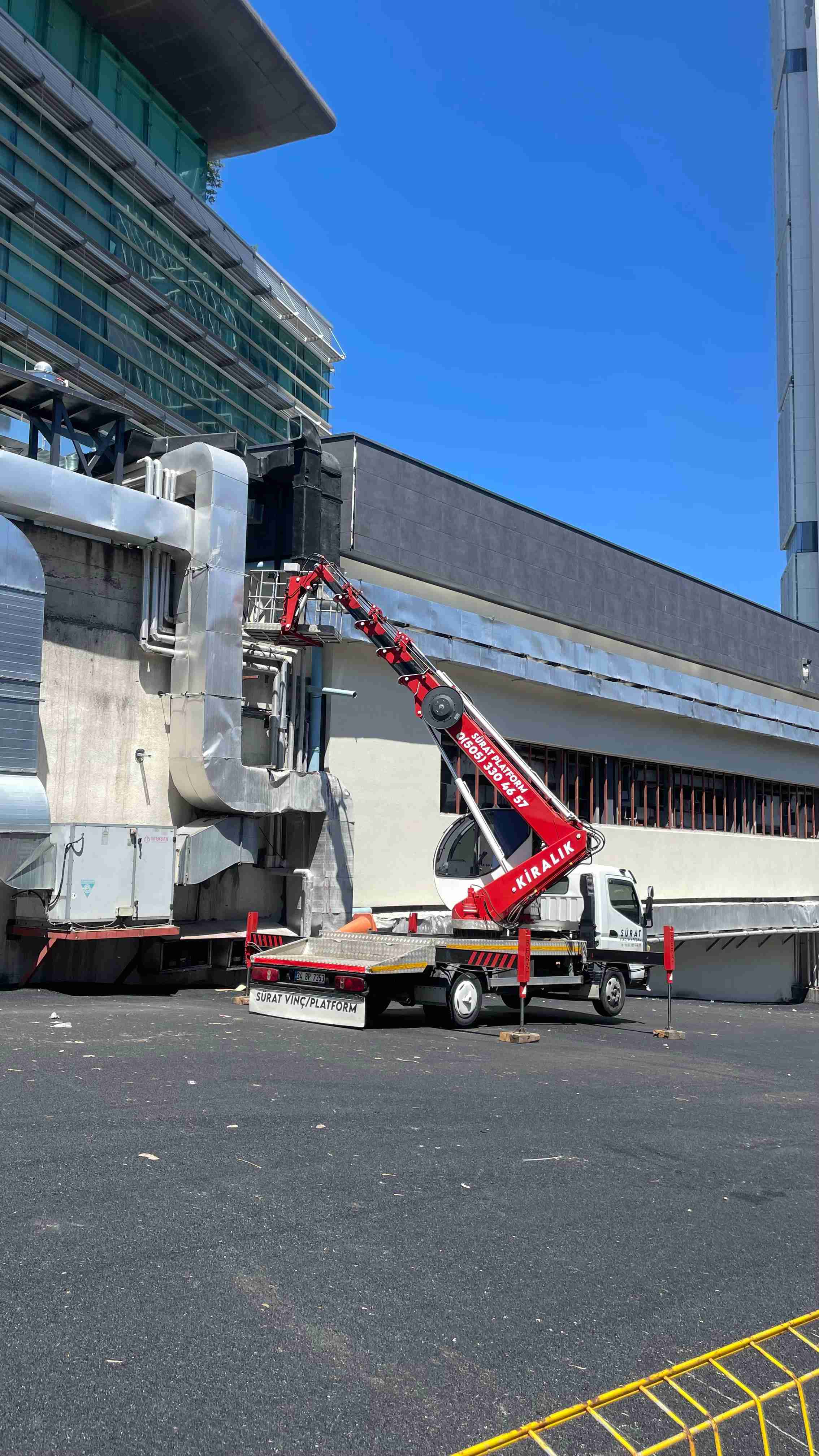 40 Metre Sepetli Vinç