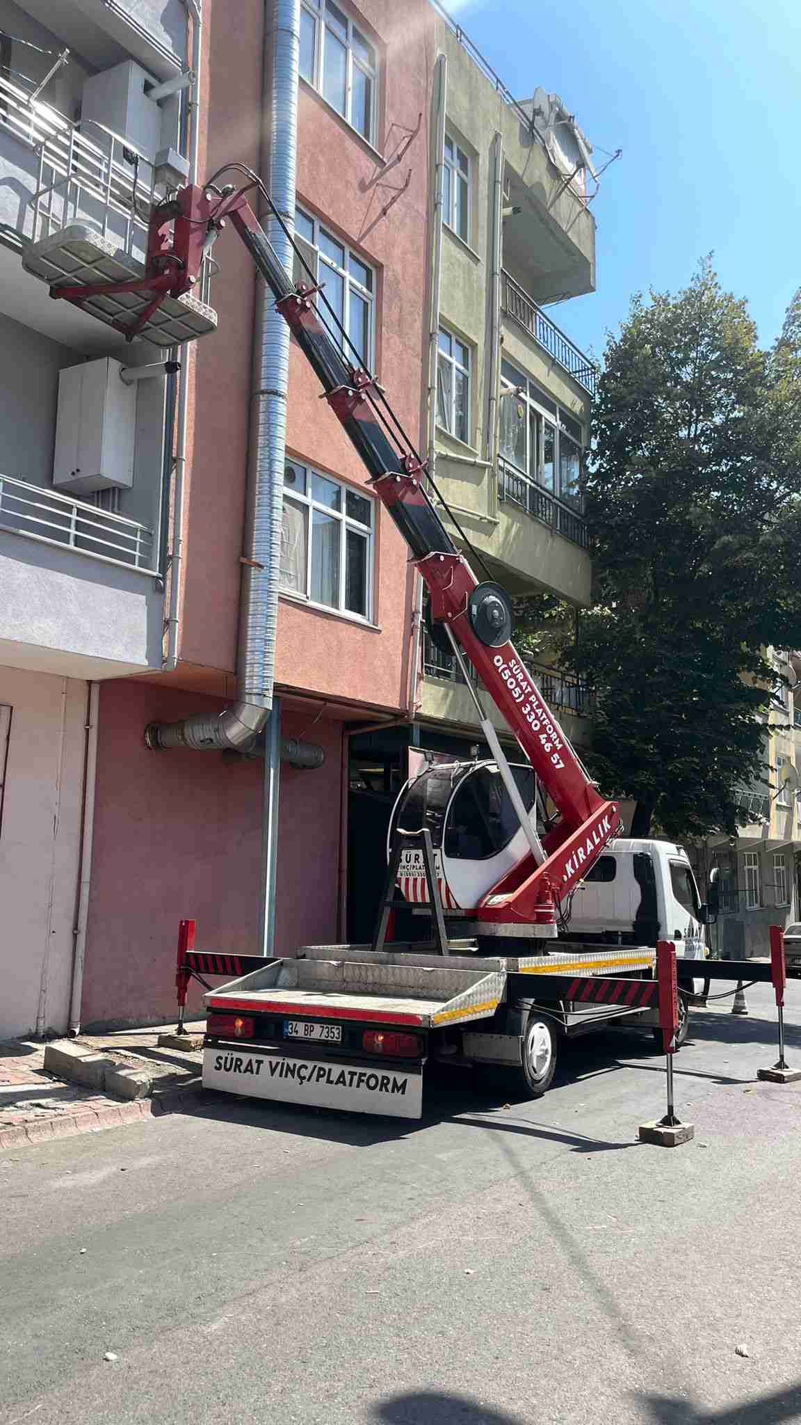 40 Metre Sepetli Vinç