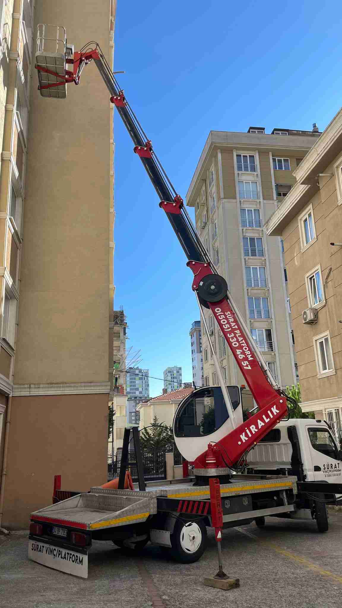 40 Metre Sepetli Vinç