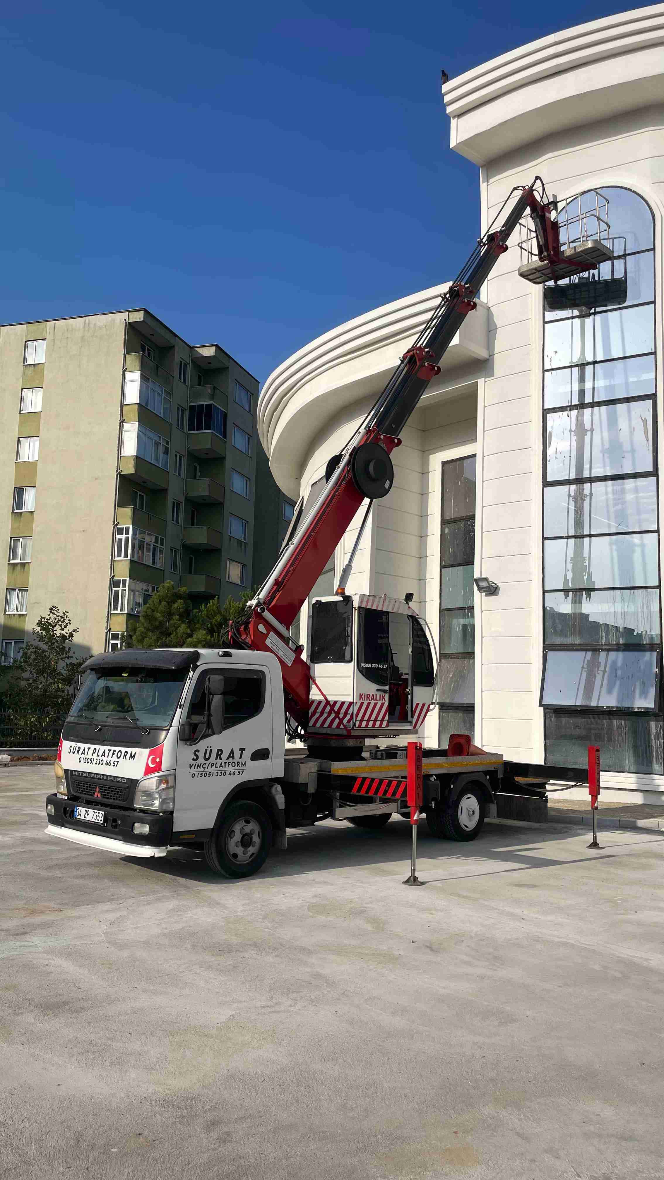40 Metre Sepetli Vinç