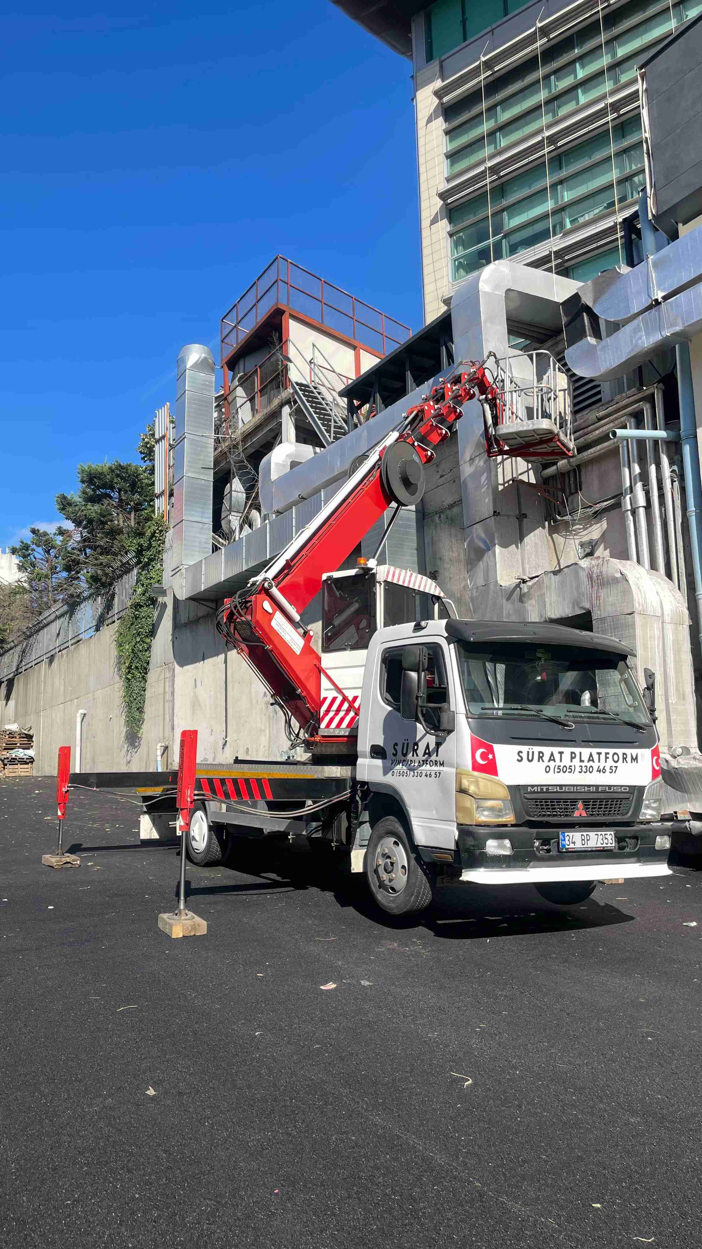 40 Metre Sepetli Vinç